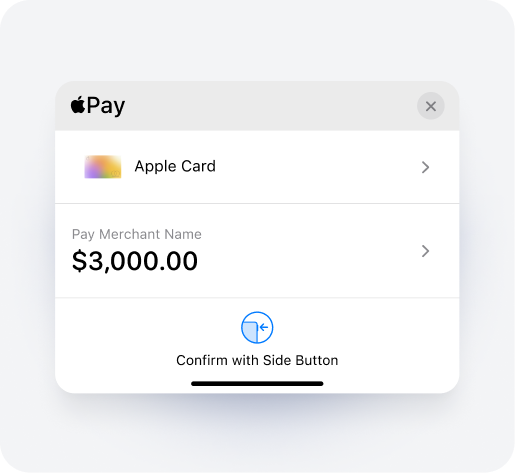 Payments mockup